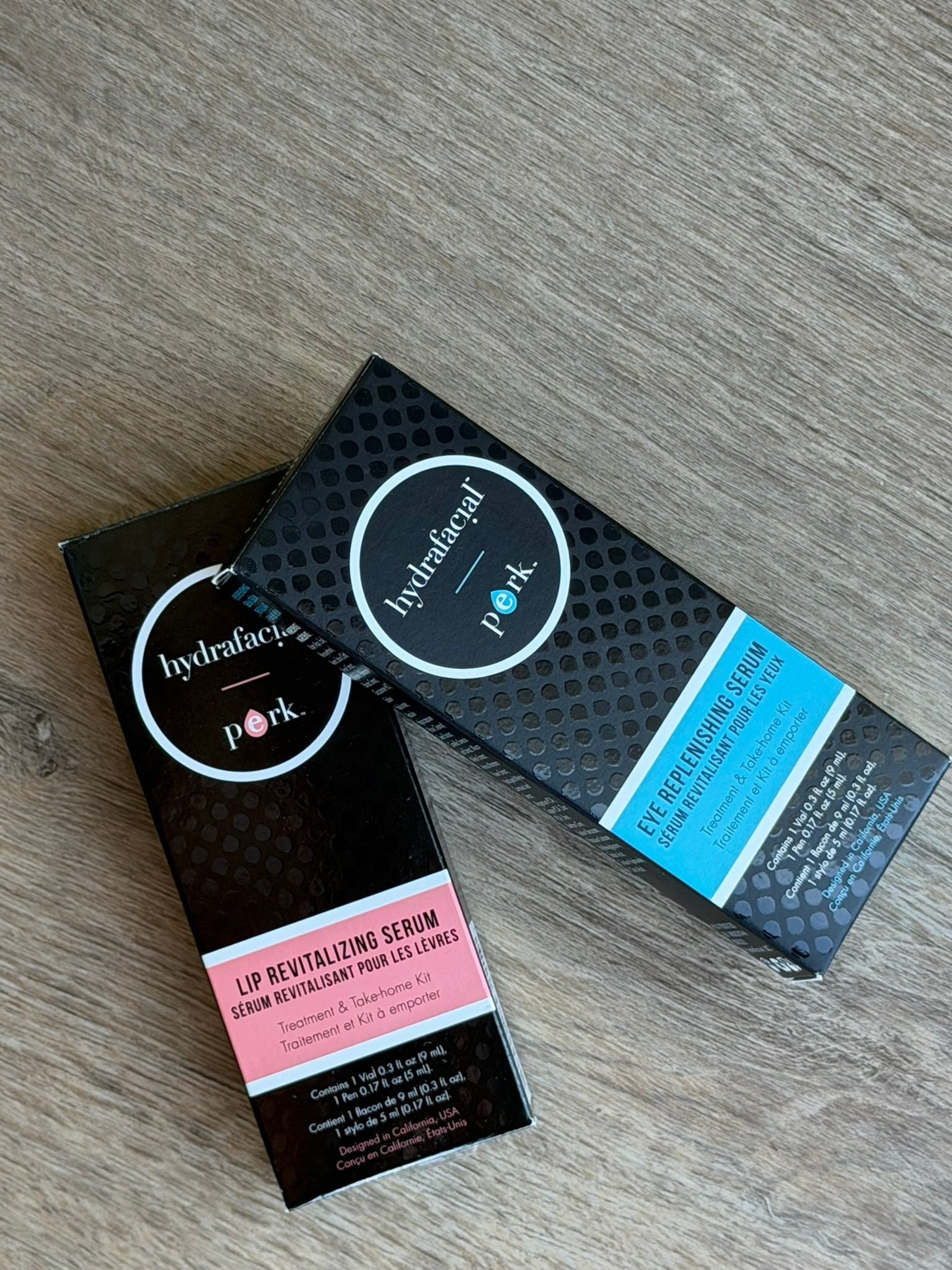 Kits Hydrafacial Perk utilisés chez Jude Aesthetic